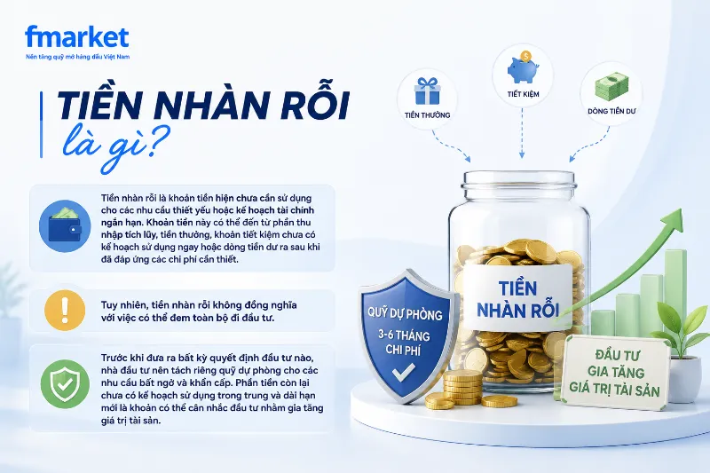 tiền nhàn rỗi là gì